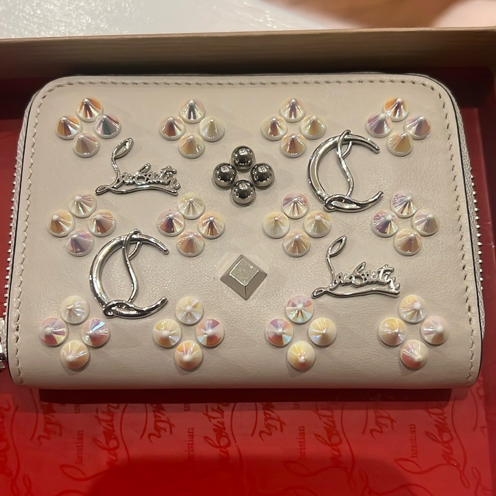 NEW Christian Louboutin Panettone Compact Wallet